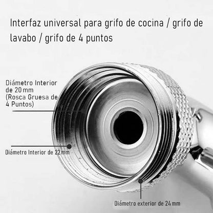 AIREADOR EXTENSOR DE GRIFO GIRATORIO 1080° / PAGO CONTRA ENTREGA
